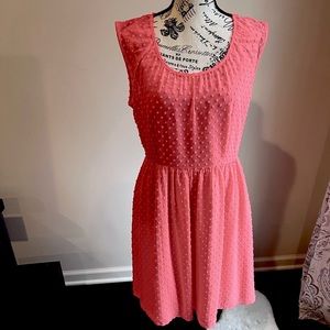 J. Crew Coral Above the Knee Dress Size 8